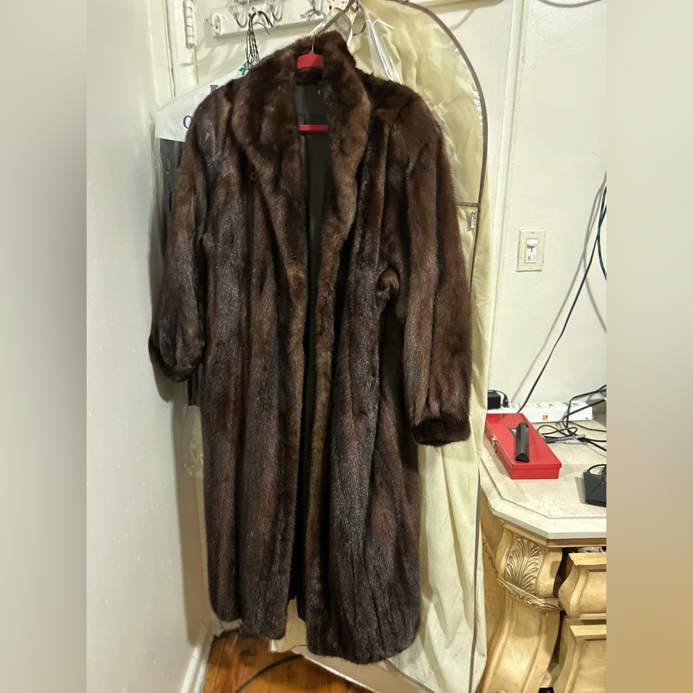 Mink fur coat